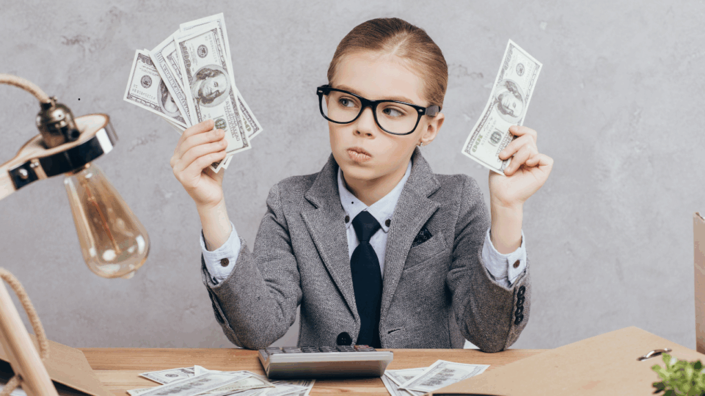 Prezent dla wnuczki - finanse